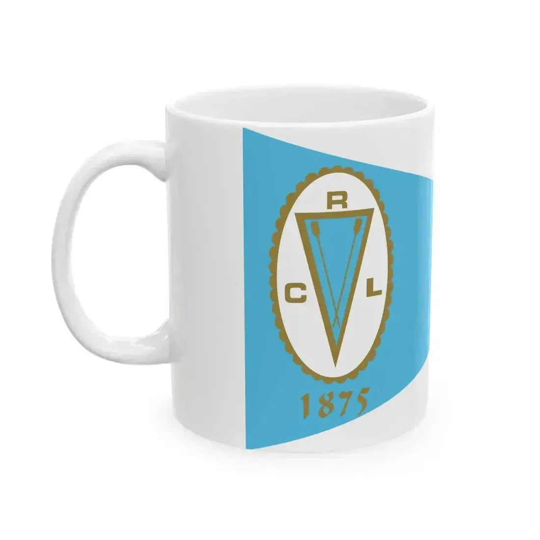 Burgee of Club Regatas Lima (Peru) White Coffee Mug - Go Mug Yourself