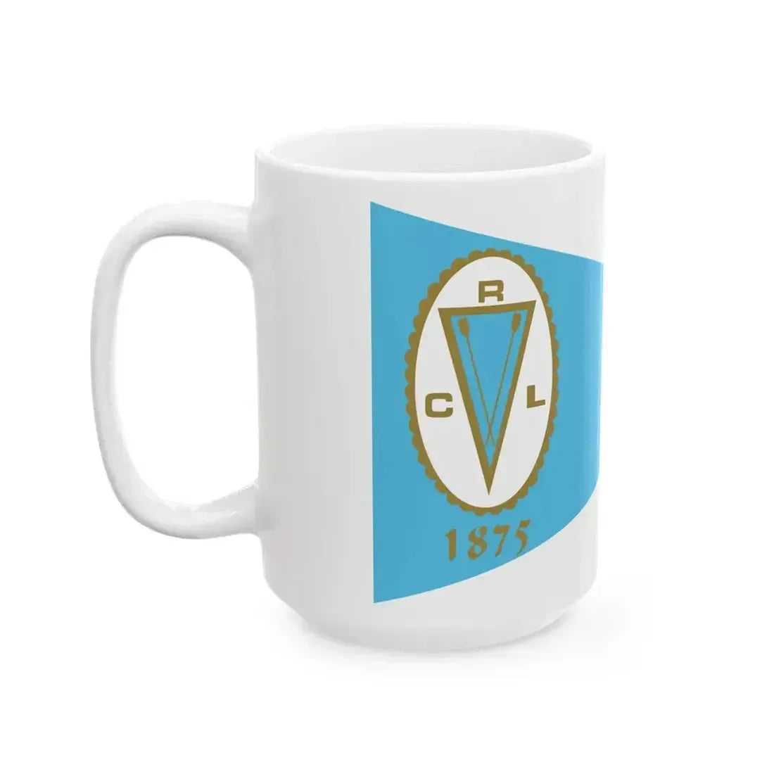 Burgee of Club Regatas Lima (Peru) White Coffee Mug - Go Mug Yourself
