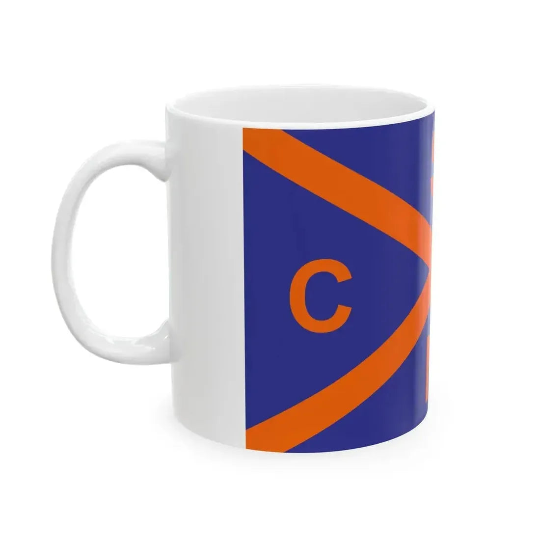 Burgee of Club Regatas San Nicolas (Argentina) White Coffee Mug - Go Mug Yourself
