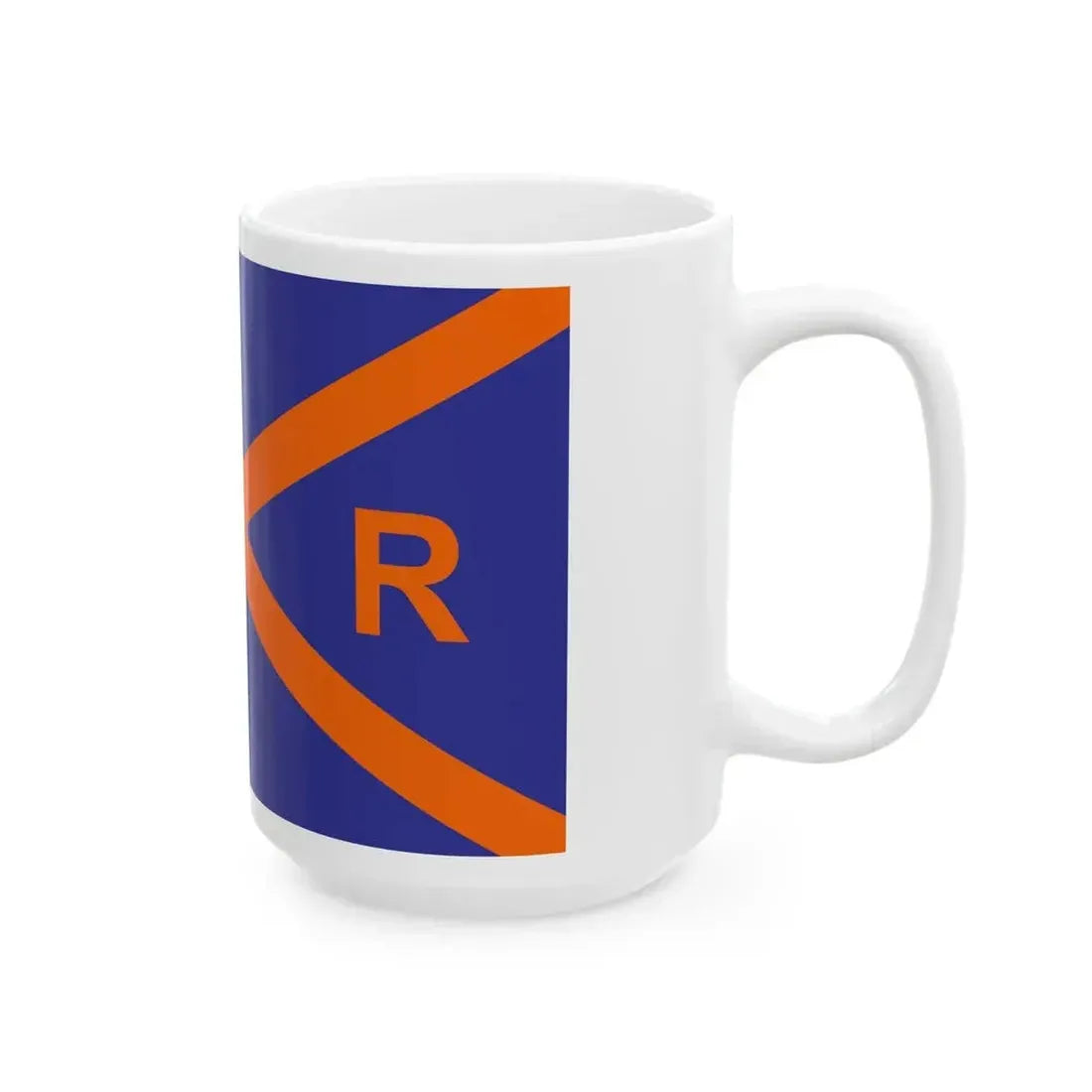 Burgee of Club Regatas San Nicolas (Argentina) White Coffee Mug - Go Mug Yourself