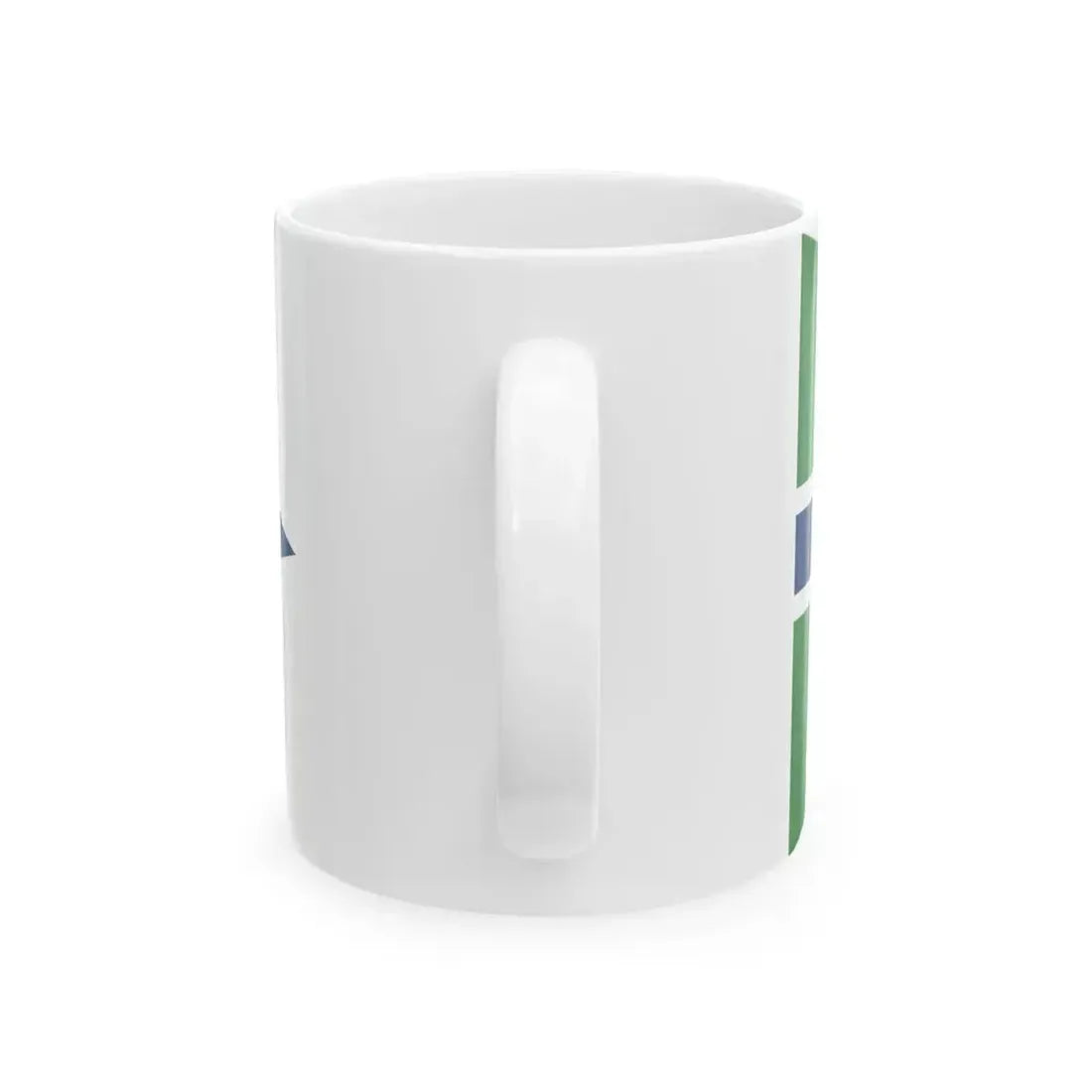 Burgee of Club San Fernando (Argentina) White Coffee Mug - Go Mug Yourself