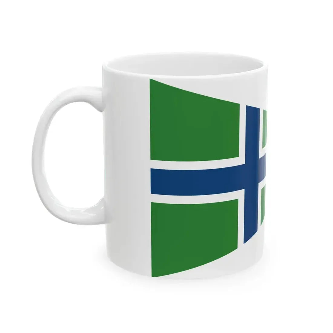 Burgee of Club San Fernando (Argentina) White Coffee Mug - Go Mug Yourself
