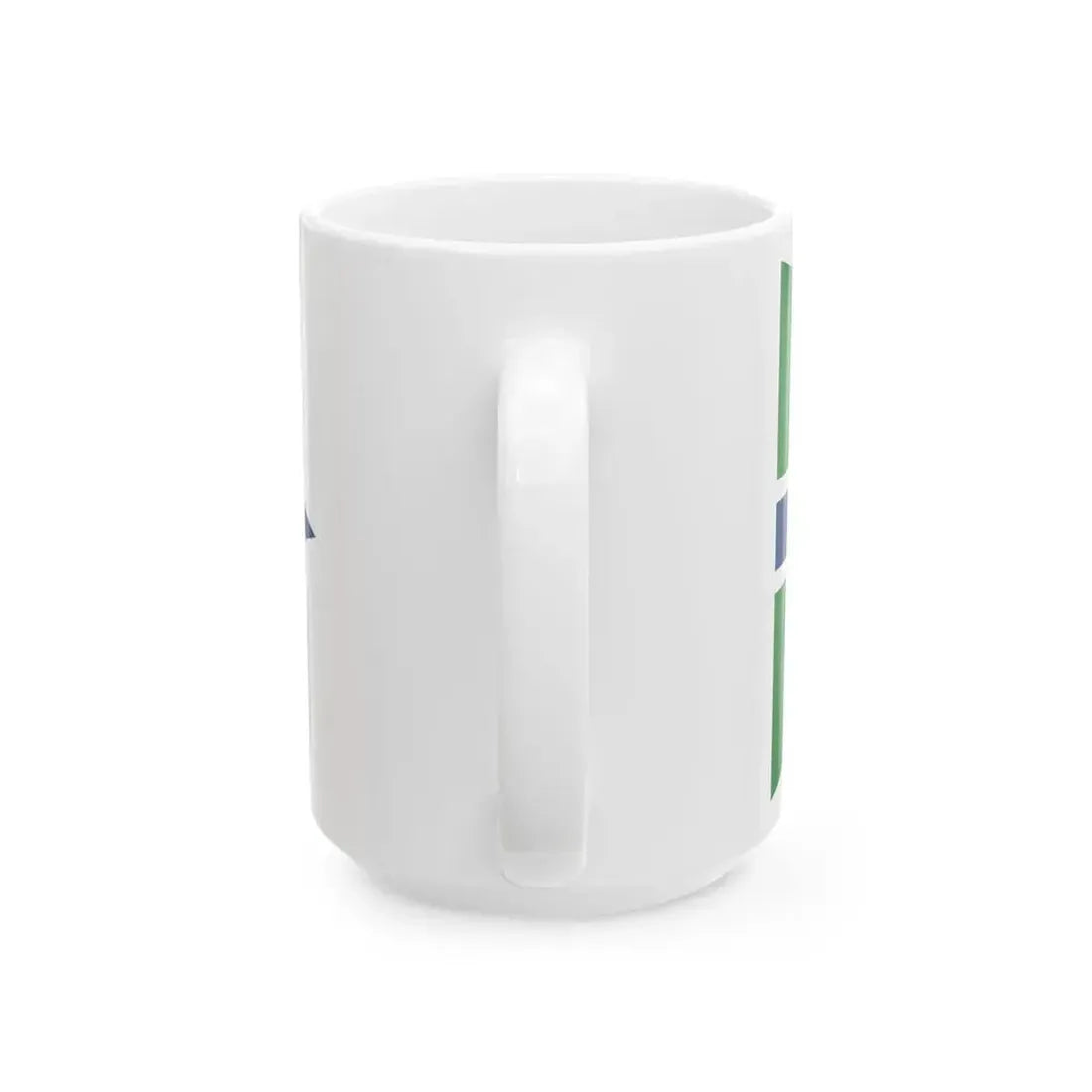 Burgee of Club San Fernando (Argentina) White Coffee Mug - Go Mug Yourself