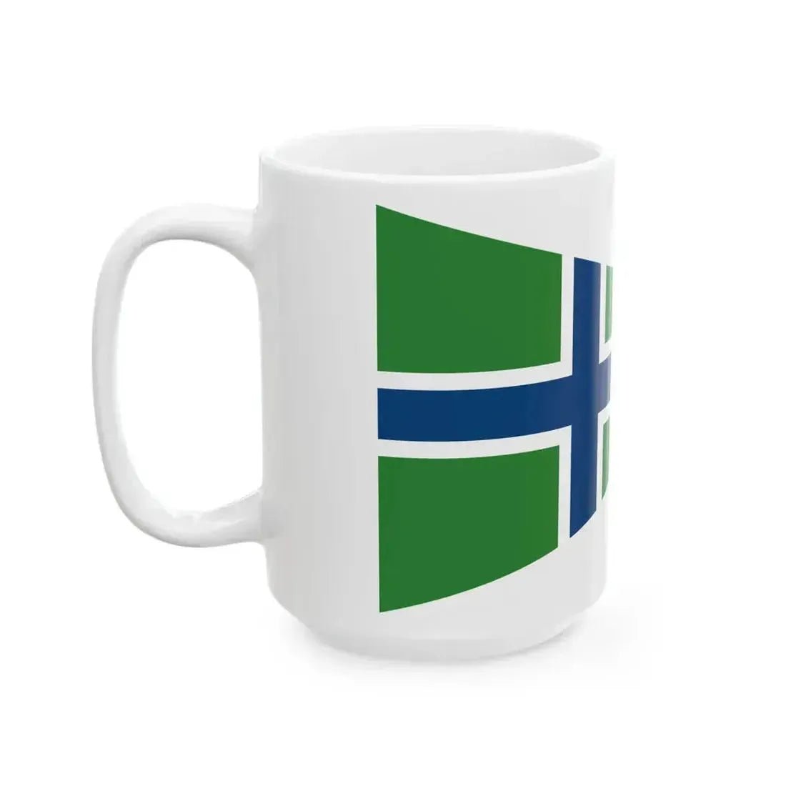 Burgee of Club San Fernando (Argentina) White Coffee Mug - Go Mug Yourself