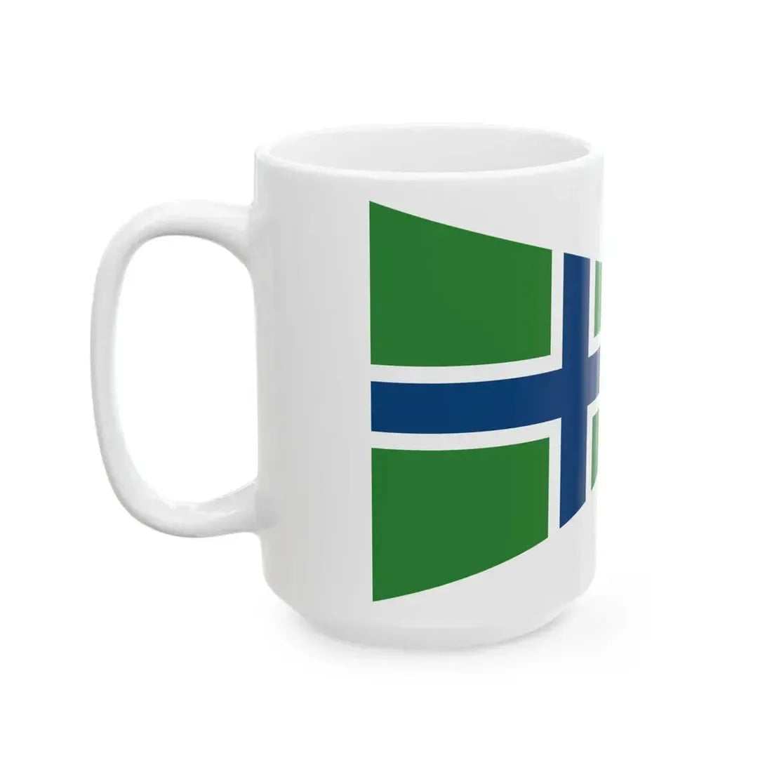 Burgee of Club San Fernando (Argentina) White Coffee Mug - Go Mug Yourself