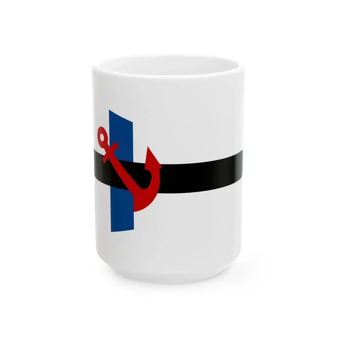 Burgee of Club Universitario de Buenos Aires (Argentina) White Coffee Mug 15oz - Go Mug Yourself