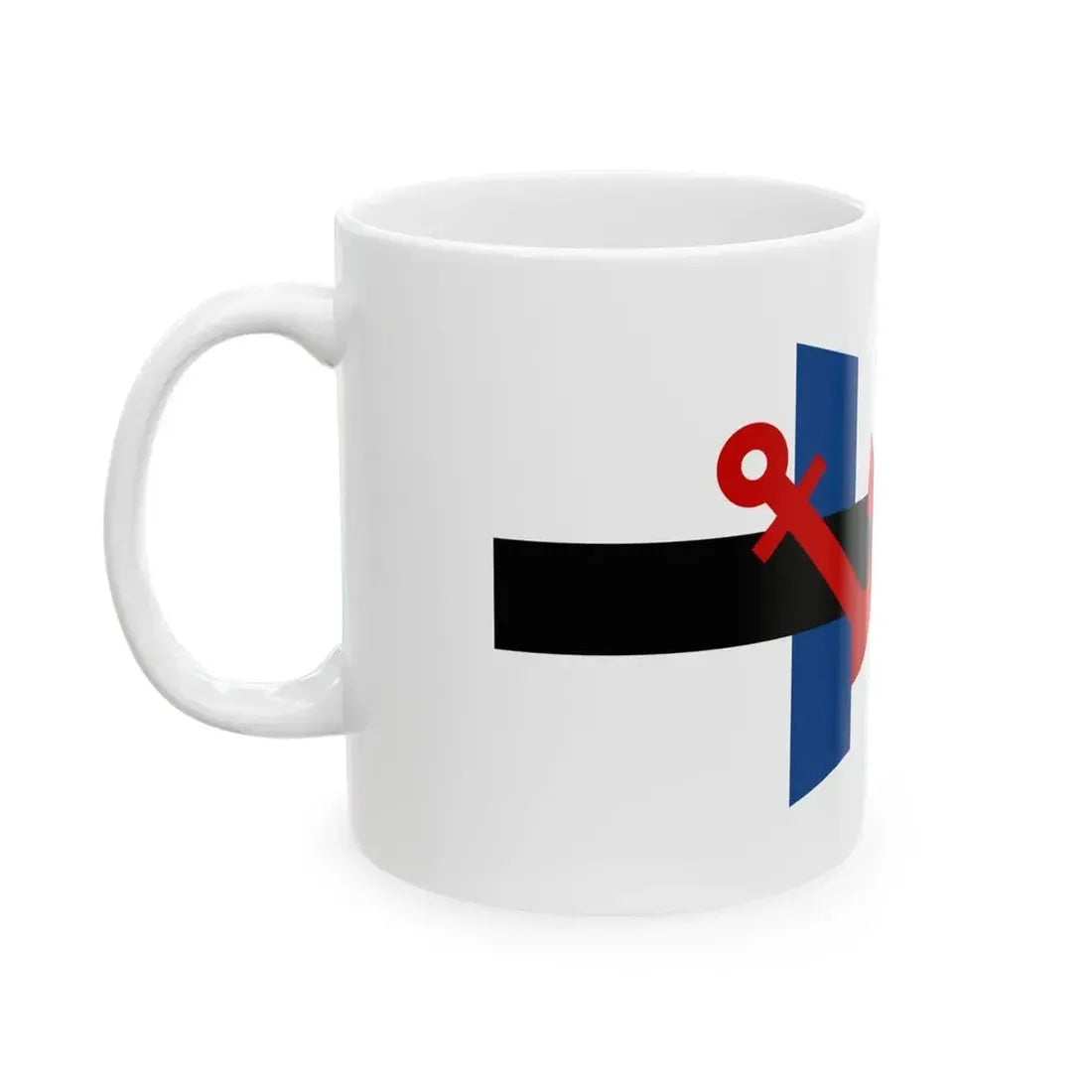 Burgee of Club Universitario de Buenos Aires (Argentina) White Coffee Mug - Go Mug Yourself