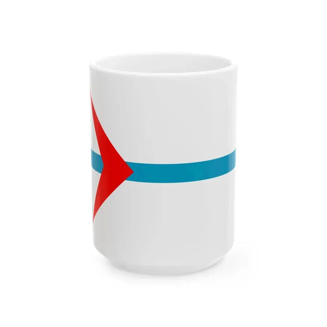 Burgee of CN Albatros Argentina (Argentina) White Coffee Mug 15oz - Go Mug Yourself