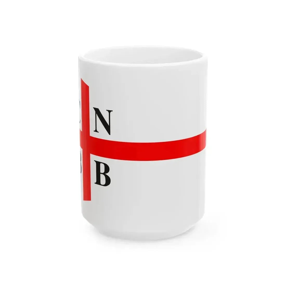 Burgee of CN Bahia Blanca (Argentina) White Coffee Mug 15oz - Go Mug Yourself