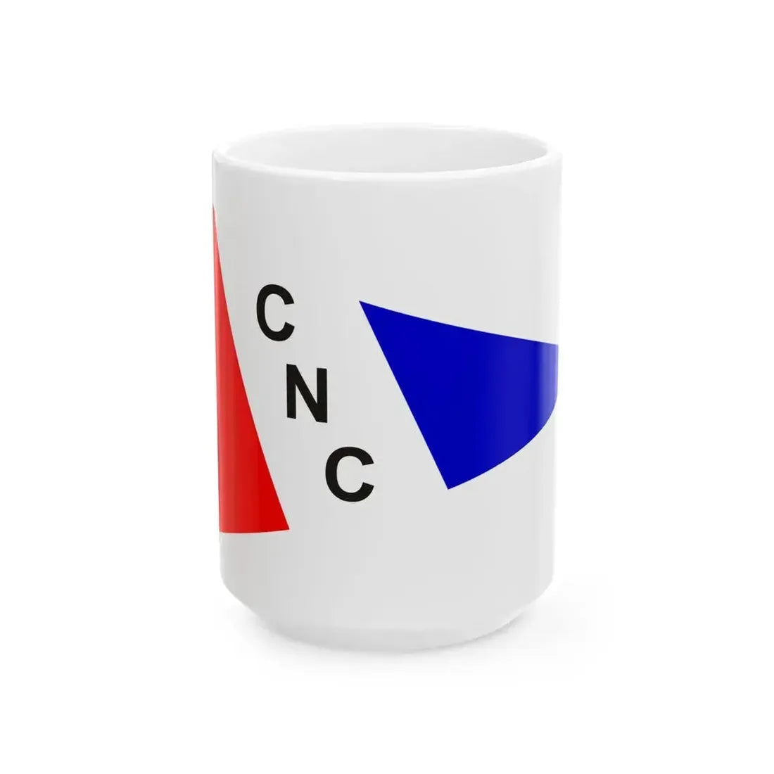 Burgee of CN Cordoba (Argentina) White Coffee Mug 15oz - Go Mug Yourself
