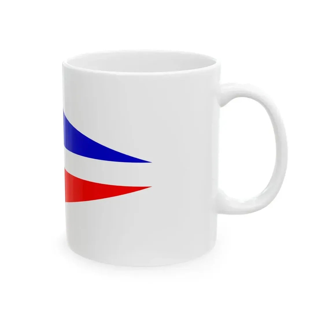 Burgee of CN Mar Plata (Argentina) White Coffee Mug - Go Mug Yourself