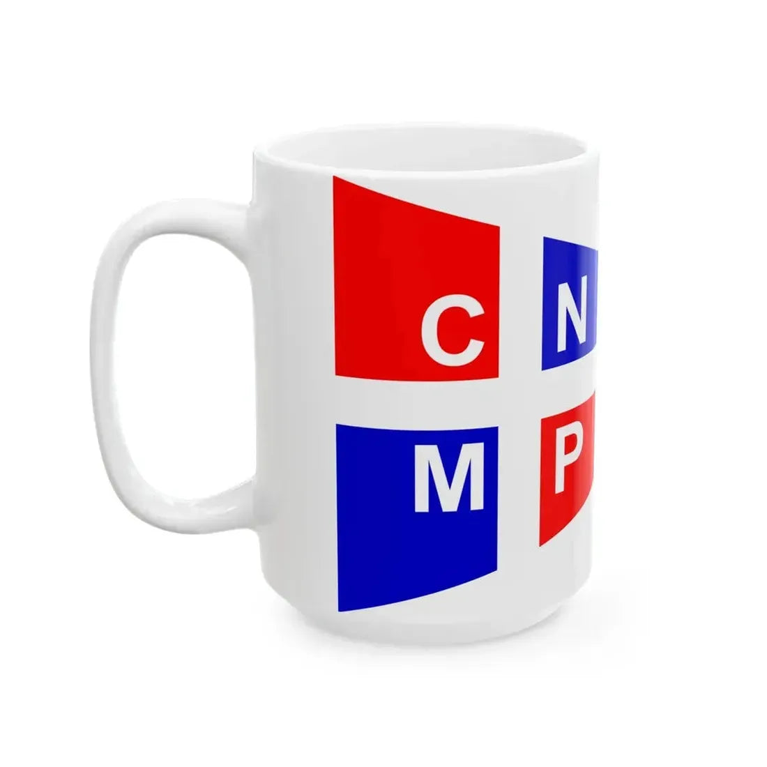 Burgee of CN Mar Plata (Argentina) White Coffee Mug - Go Mug Yourself