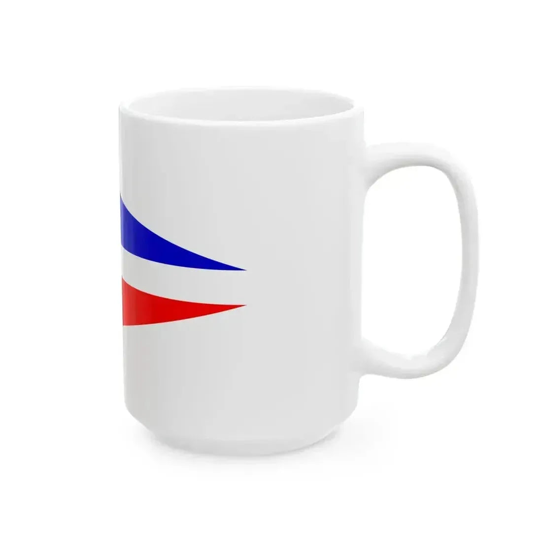 Burgee of CN Mar Plata (Argentina) White Coffee Mug - Go Mug Yourself