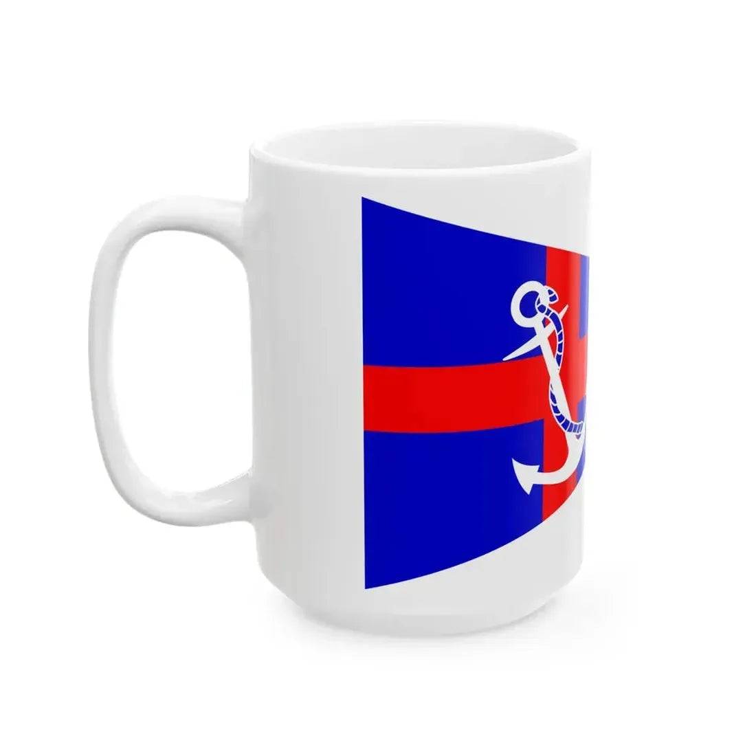 Burgee of CN Olivos (Argentina) White Coffee Mug - Go Mug Yourself