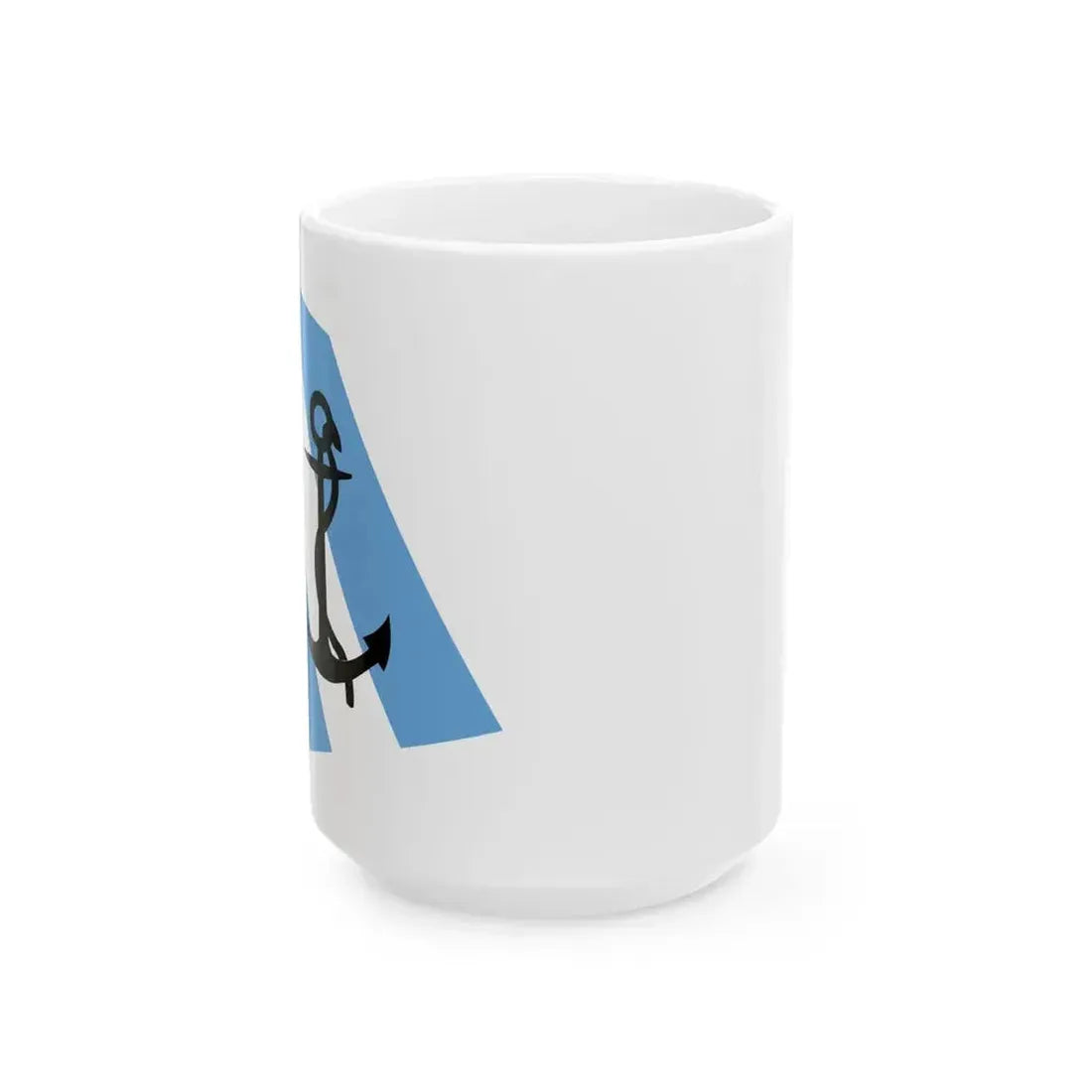 Burgee of CN San Martin (Argentina) White Coffee Mug 15oz - Go Mug Yourself