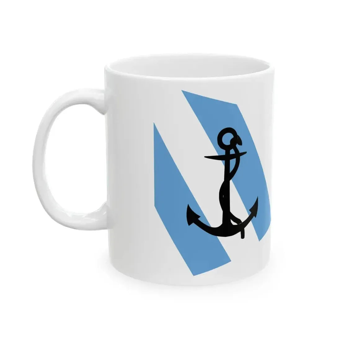 Burgee of CN San Martin (Argentina) White Coffee Mug - Go Mug Yourself
