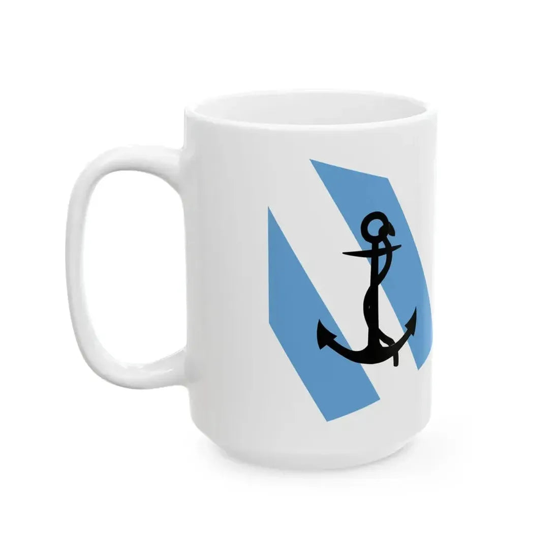 Burgee of CN San Martin (Argentina) White Coffee Mug - Go Mug Yourself