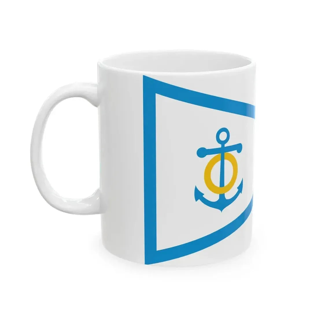 Burgee of CN San Pedro (Argentina) White Coffee Mug - Go Mug Yourself