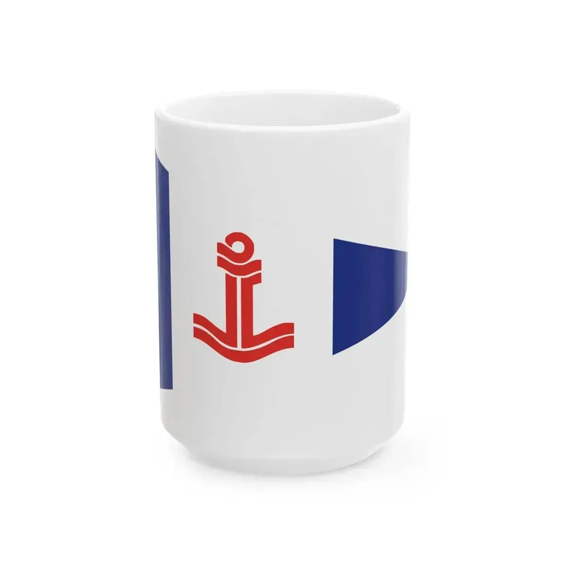 Burgee of CN Zarate (Argentina) White Coffee Mug 15oz - Go Mug Yourself