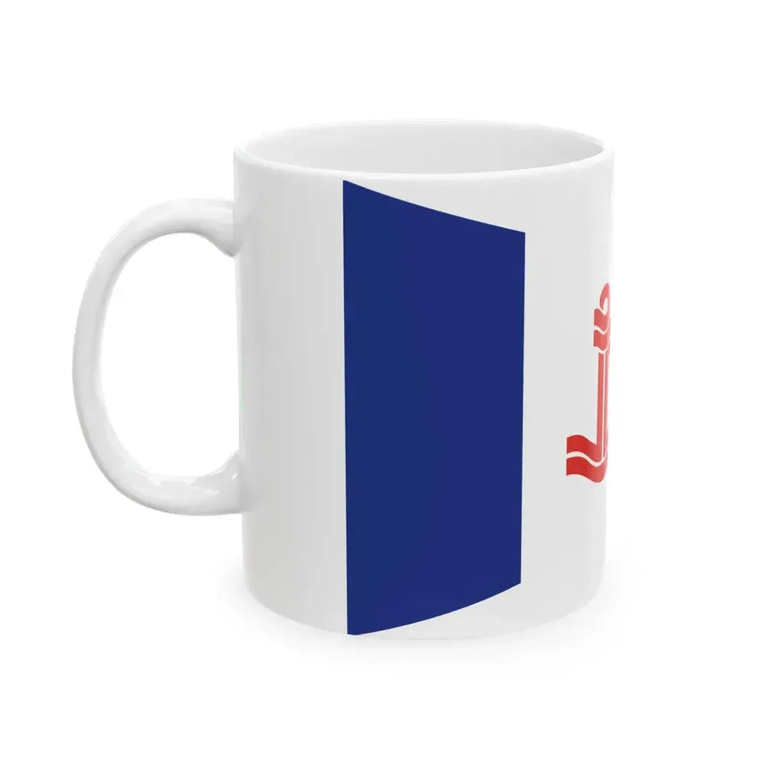 Burgee of CN Zarate (Argentina) White Coffee Mug - Go Mug Yourself