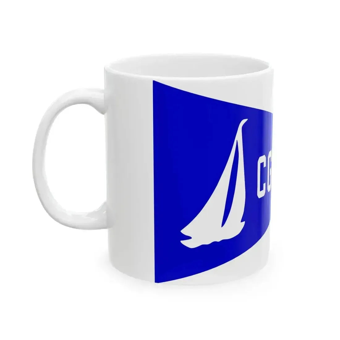 Burgee of Coconut Grove SC (United States) White Coffee Mug - Go Mug Yourself
