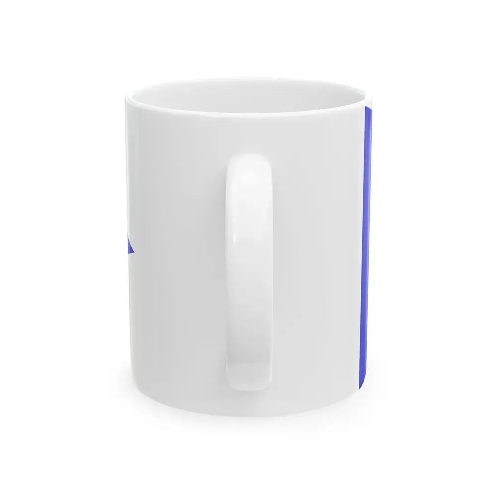 Burgee of Cofradia Nautica Pacifico (Chile) White Coffee Mug - Go Mug Yourself