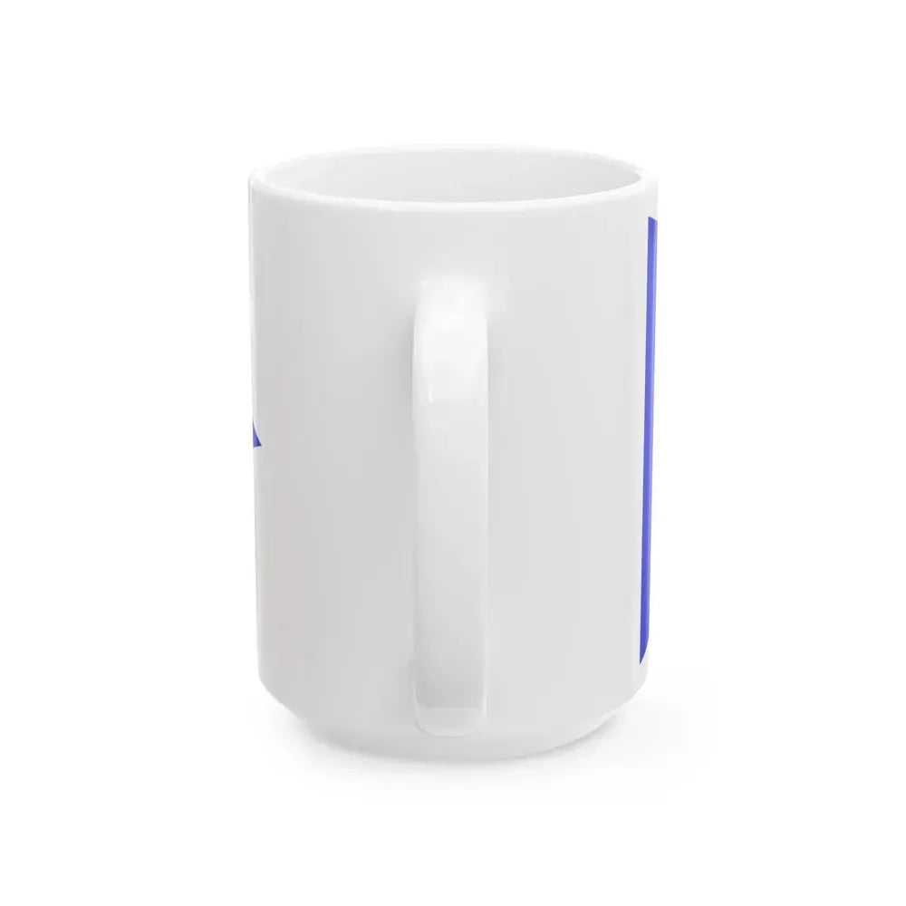 Burgee of Cofradia Nautica Pacifico (Chile) White Coffee Mug - Go Mug Yourself