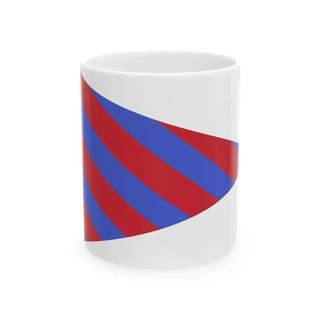 Burgee of commander of a flottilla of the Regia Marina (Italy) White Coffee Mug 11oz - Go Mug Yourself