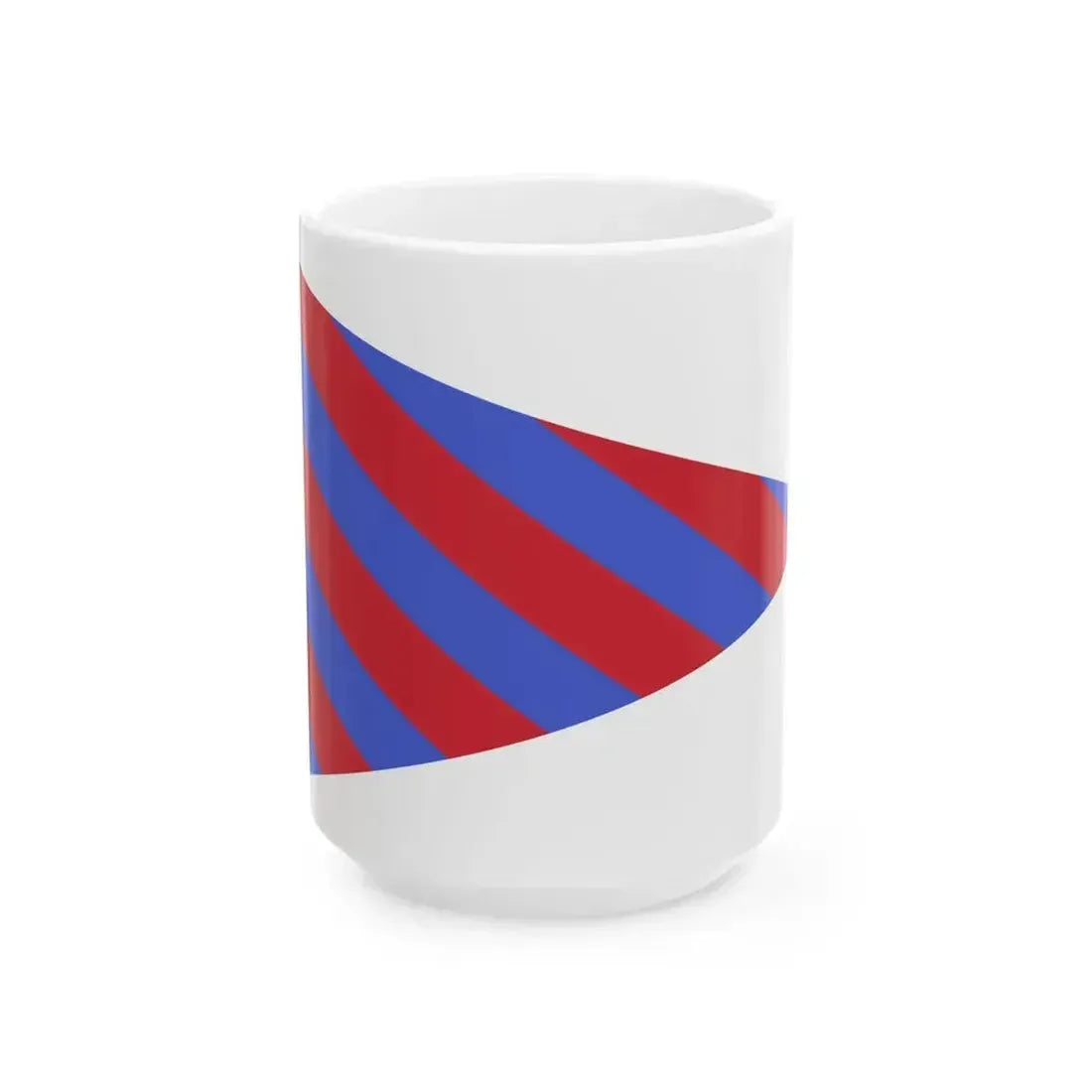 Burgee of commander of a flottilla of the Regia Marina (Italy) White Coffee Mug 15oz - Go Mug Yourself