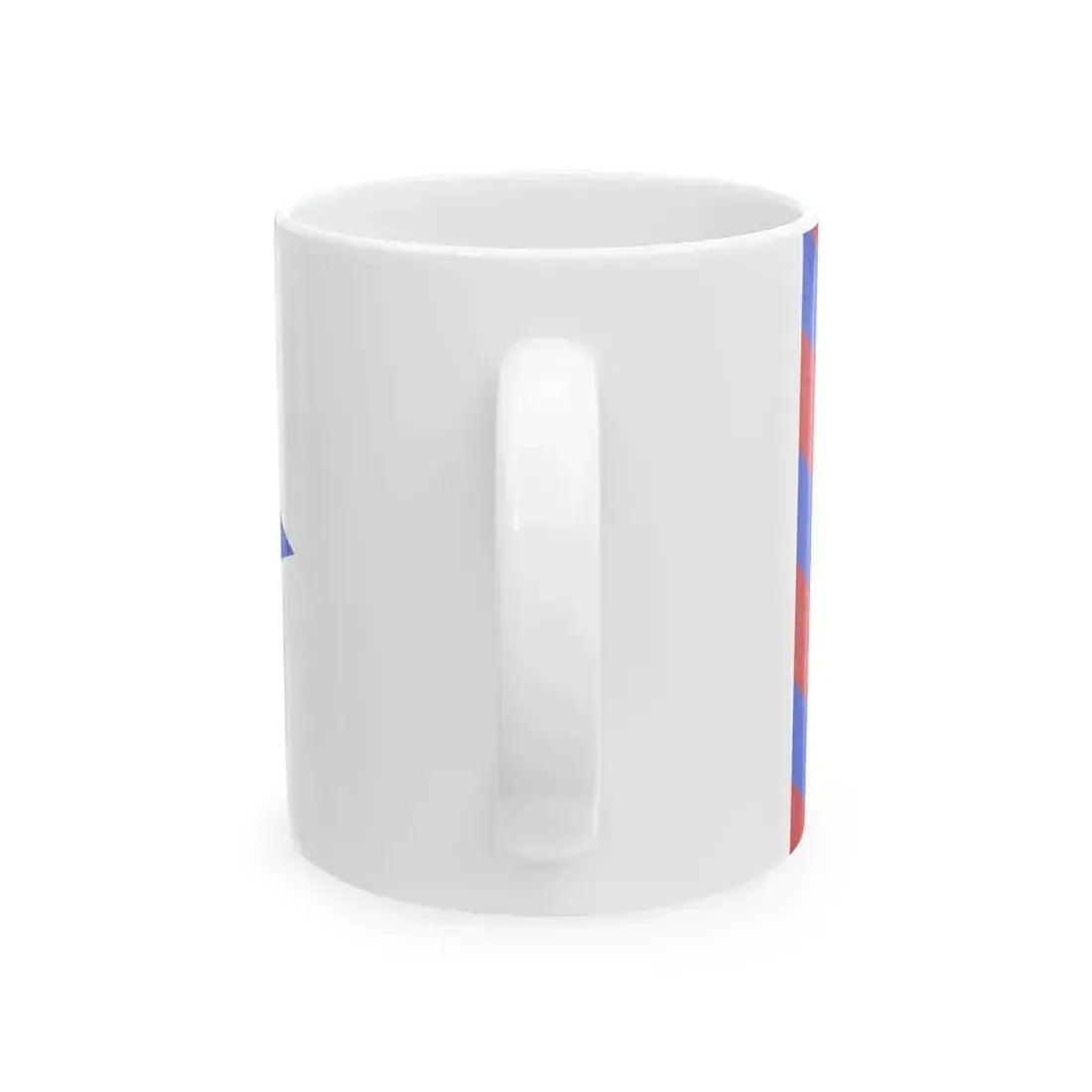 Burgee of commander of a flottilla of the Regia Marina (Italy) White Coffee Mug - Go Mug Yourself