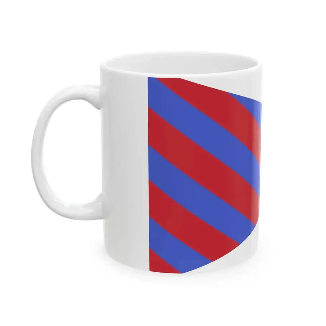 Burgee of commander of a flottilla of the Regia Marina (Italy) White Coffee Mug - Go Mug Yourself