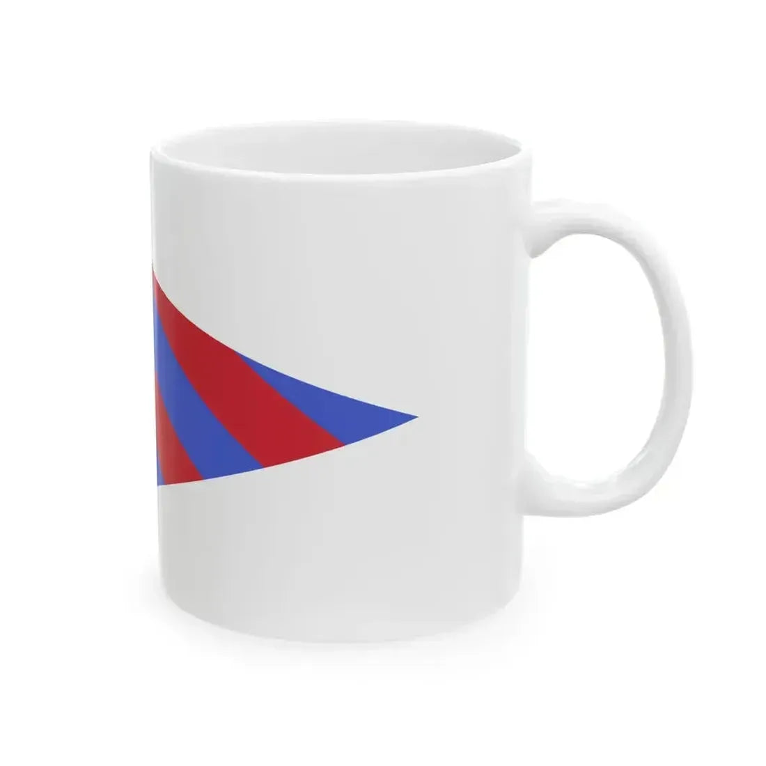 Burgee of commander of a flottilla of the Regia Marina (Italy) White Coffee Mug - Go Mug Yourself
