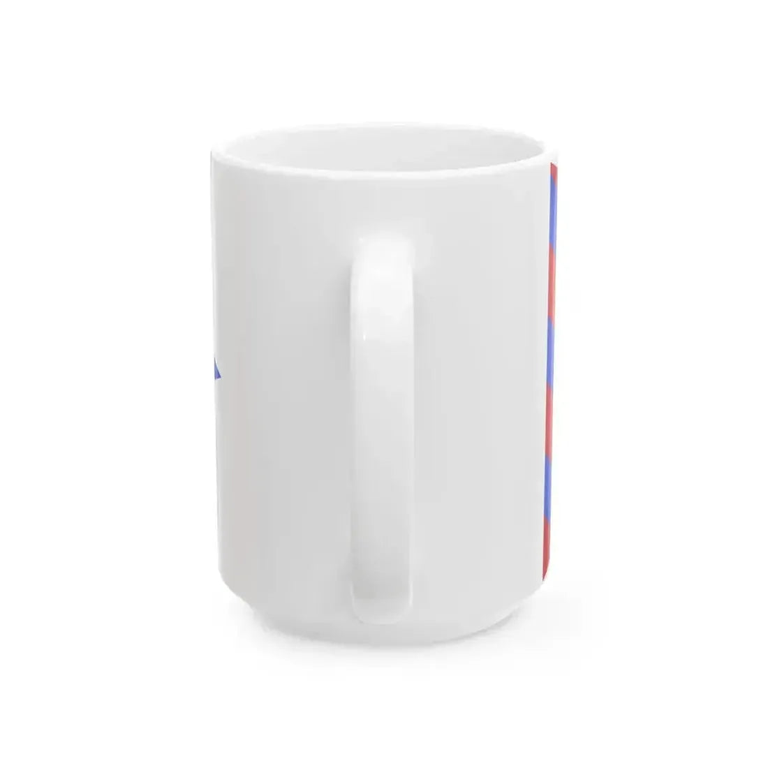 Burgee of commander of a flottilla of the Regia Marina (Italy) White Coffee Mug - Go Mug Yourself