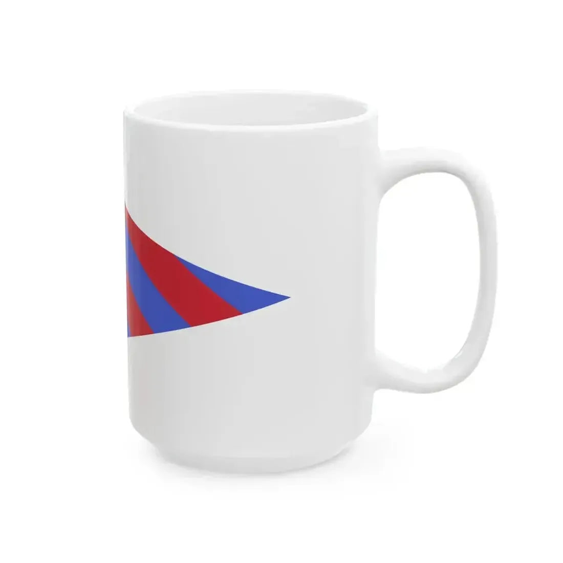 Burgee of commander of a flottilla of the Regia Marina (Italy) White Coffee Mug - Go Mug Yourself