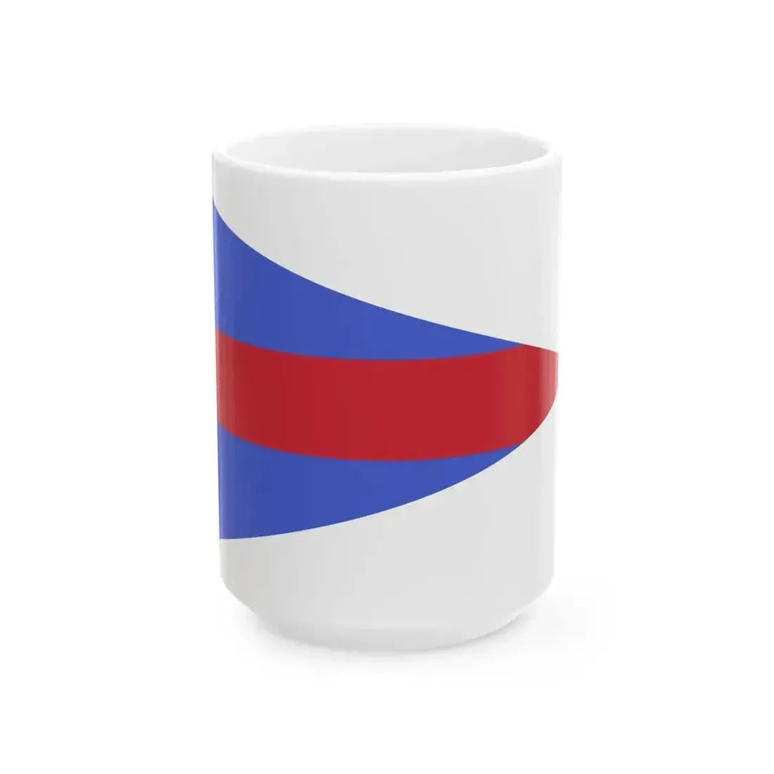 Burgee of commander of a squadriglia of the Regia Aeronautica (Italy) White Coffee Mug 15oz - Go Mug Yourself