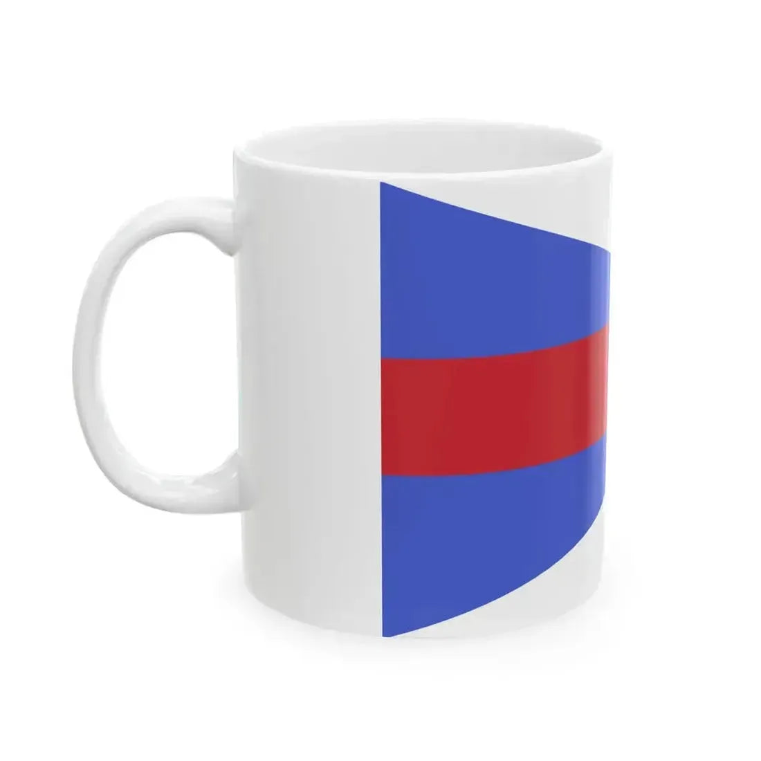 Burgee of commander of a squadriglia of the Regia Aeronautica (Italy) White Coffee Mug - Go Mug Yourself