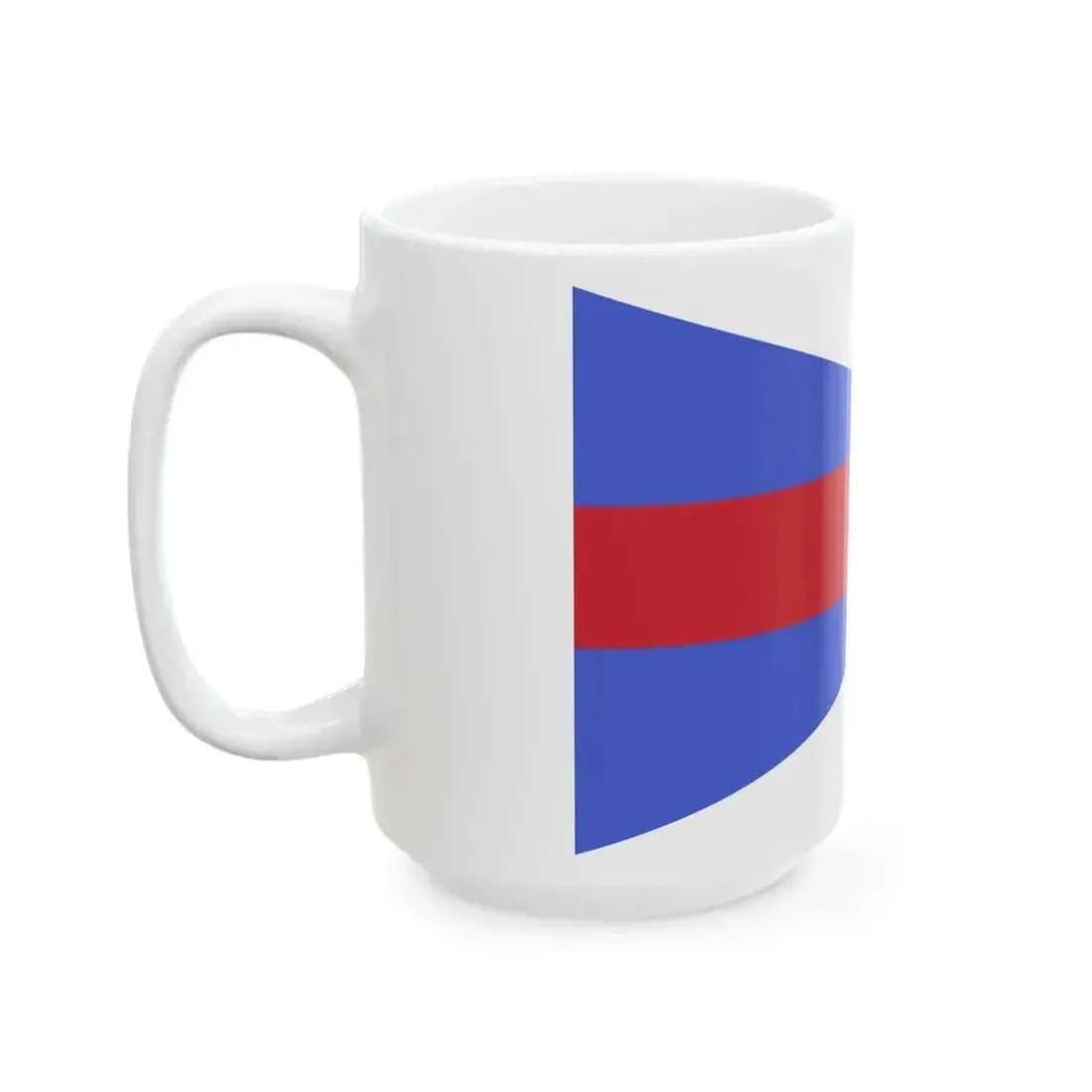 Burgee of commander of a squadriglia of the Regia Aeronautica (Italy) White Coffee Mug - Go Mug Yourself