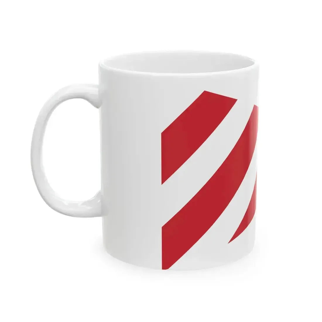 Burgee of commander of a squadron of destroyers of the Regia Marina (Italy) White Coffee Mug - Go Mug Yourself