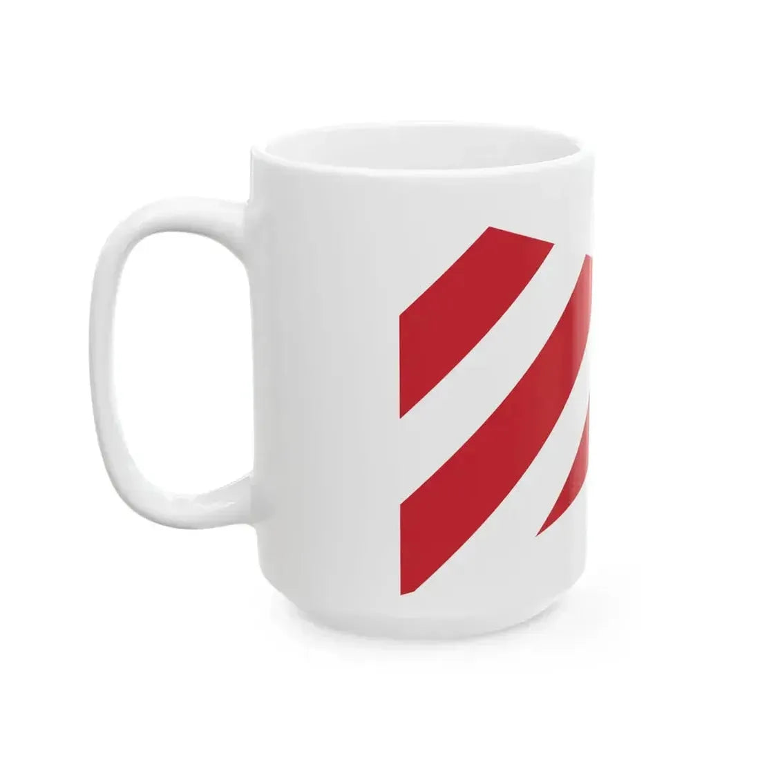 Burgee of commander of a squadron of destroyers of the Regia Marina (Italy) White Coffee Mug - Go Mug Yourself