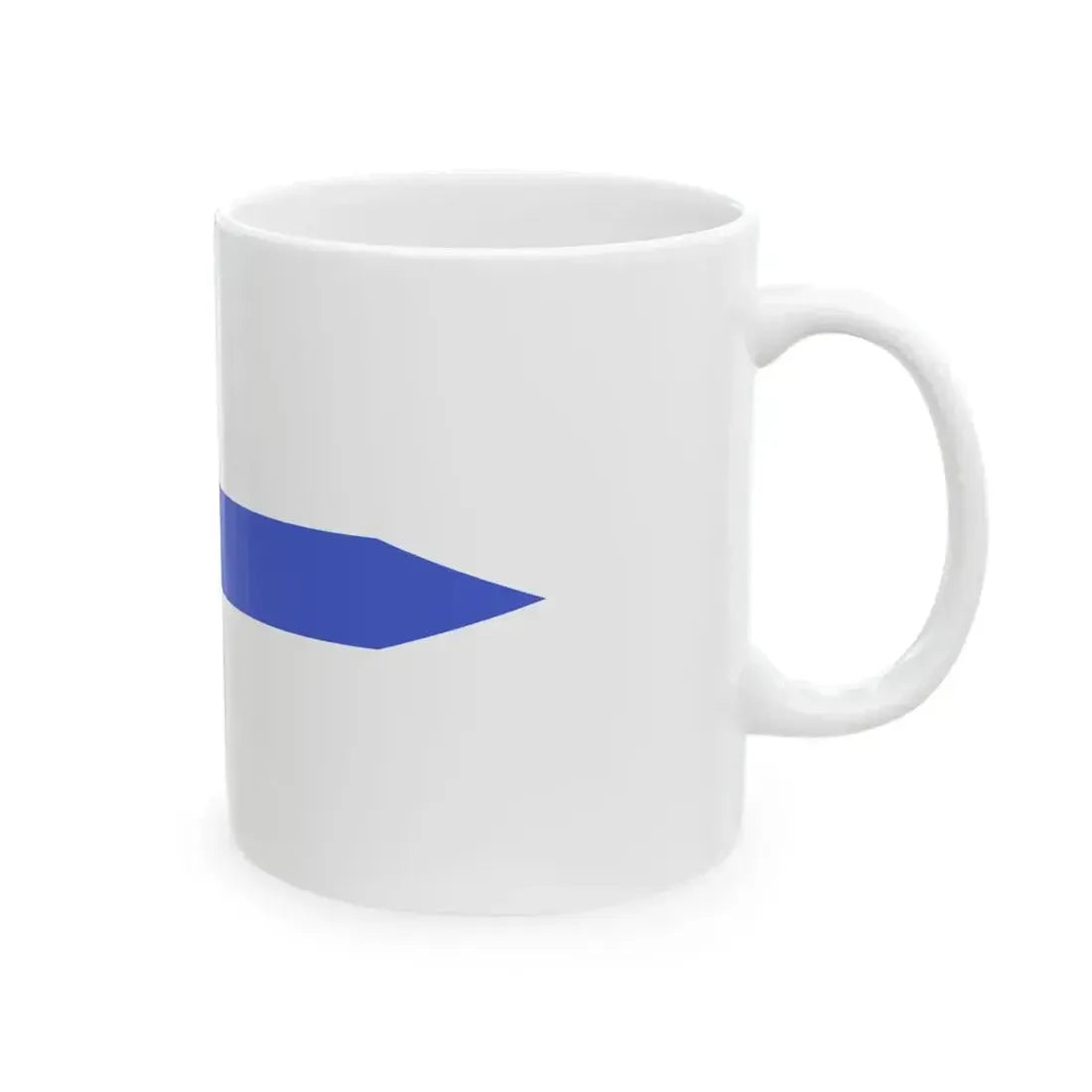 Burgee of commander of a squadron of MAS of the Regia Marina (Italy) White Coffee Mug - Go Mug Yourself