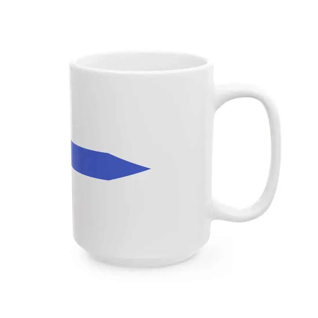 Burgee of commander of a squadron of MAS of the Regia Marina (Italy) White Coffee Mug - Go Mug Yourself
