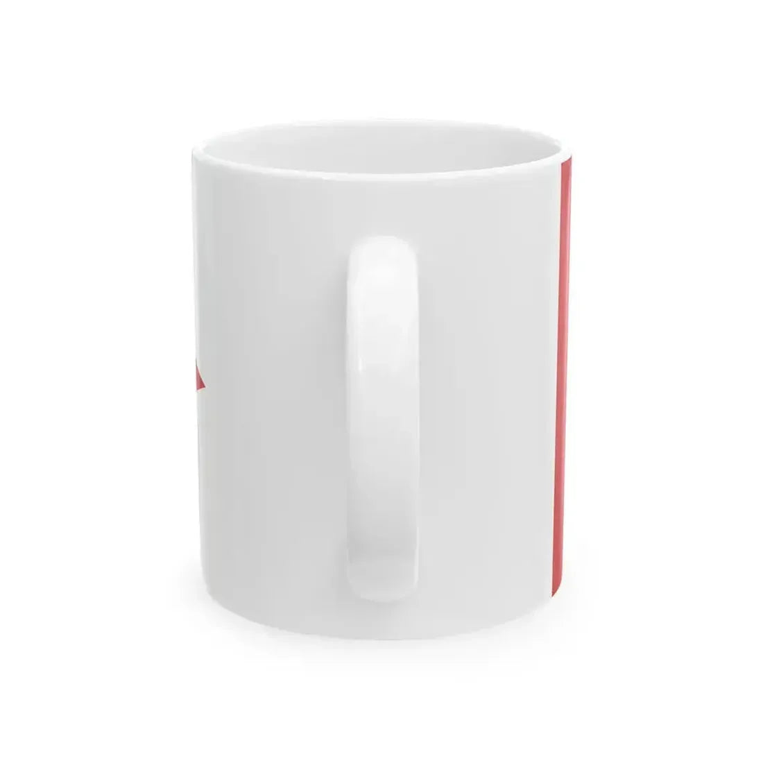 Burgee of commander of a squadron of submarines of the Regia Marina (Italy) White Coffee Mug - Go Mug Yourself