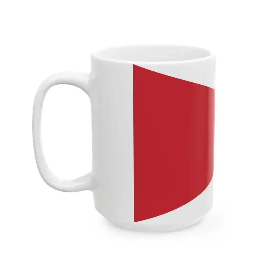 Burgee of commander of a squadron of submarines of the Regia Marina (Italy) White Coffee Mug - Go Mug Yourself