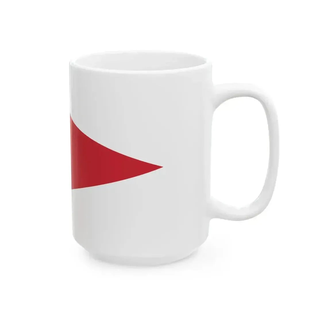 Burgee of commander of a squadron of submarines of the Regia Marina (Italy) White Coffee Mug - Go Mug Yourself