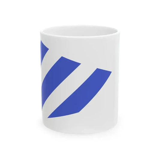 Burgee of commander of a squadron of torpedo boats of the Regia Marina (Italy) White Coffee Mug 11oz - Go Mug Yourself