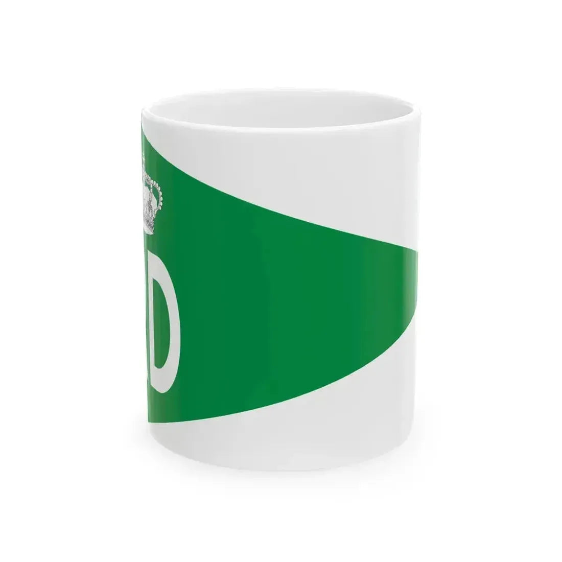 Burgee of custom ships of the Regia Marina (Italy) White Coffee Mug 11oz - Go Mug Yourself