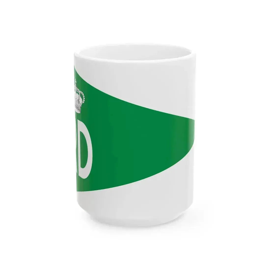 Burgee of custom ships of the Regia Marina (Italy) White Coffee Mug 15oz - Go Mug Yourself