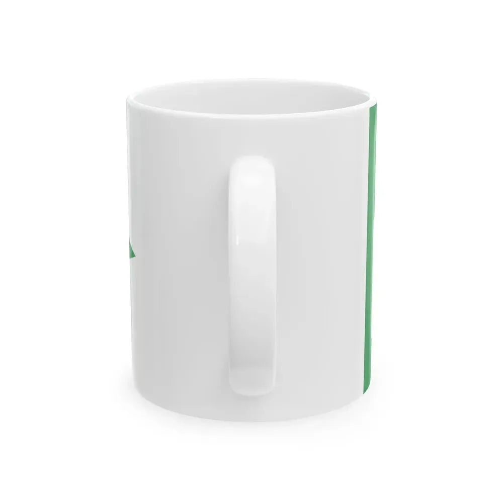 Burgee of custom ships of the Regia Marina (Italy) White Coffee Mug - Go Mug Yourself