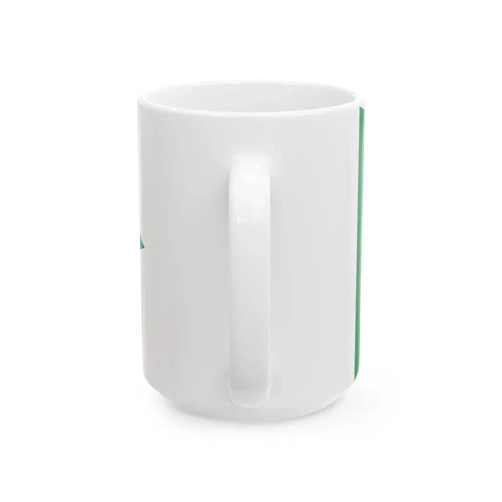 Burgee of custom ships of the Regia Marina (Italy) White Coffee Mug - Go Mug Yourself