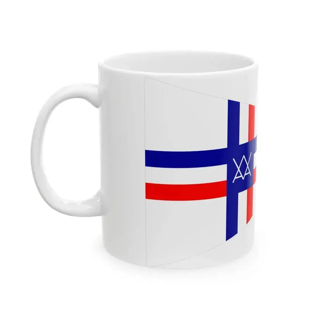 Burgee of CV Arcachon (France) White Coffee Mug - Go Mug Yourself